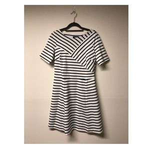 Tommy Hilfiger Striped Flare Dress Size M
